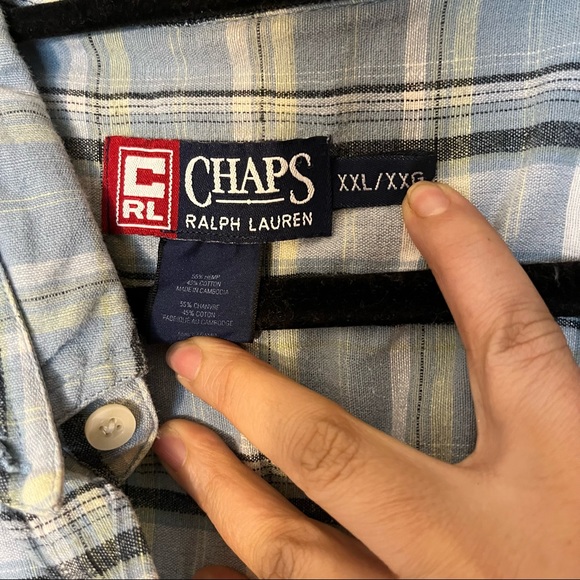 Vintage Chaps Ralph Lauren XXL button down casual shirt - Picture 2 of 4